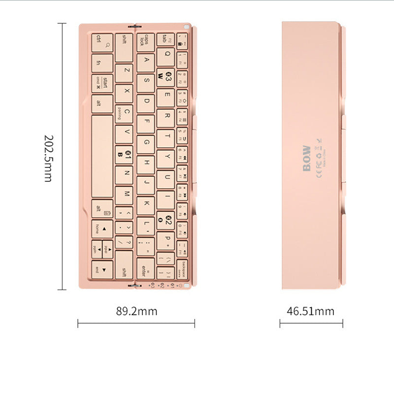 NOVA Portable Folding Bluetooth Keyboard