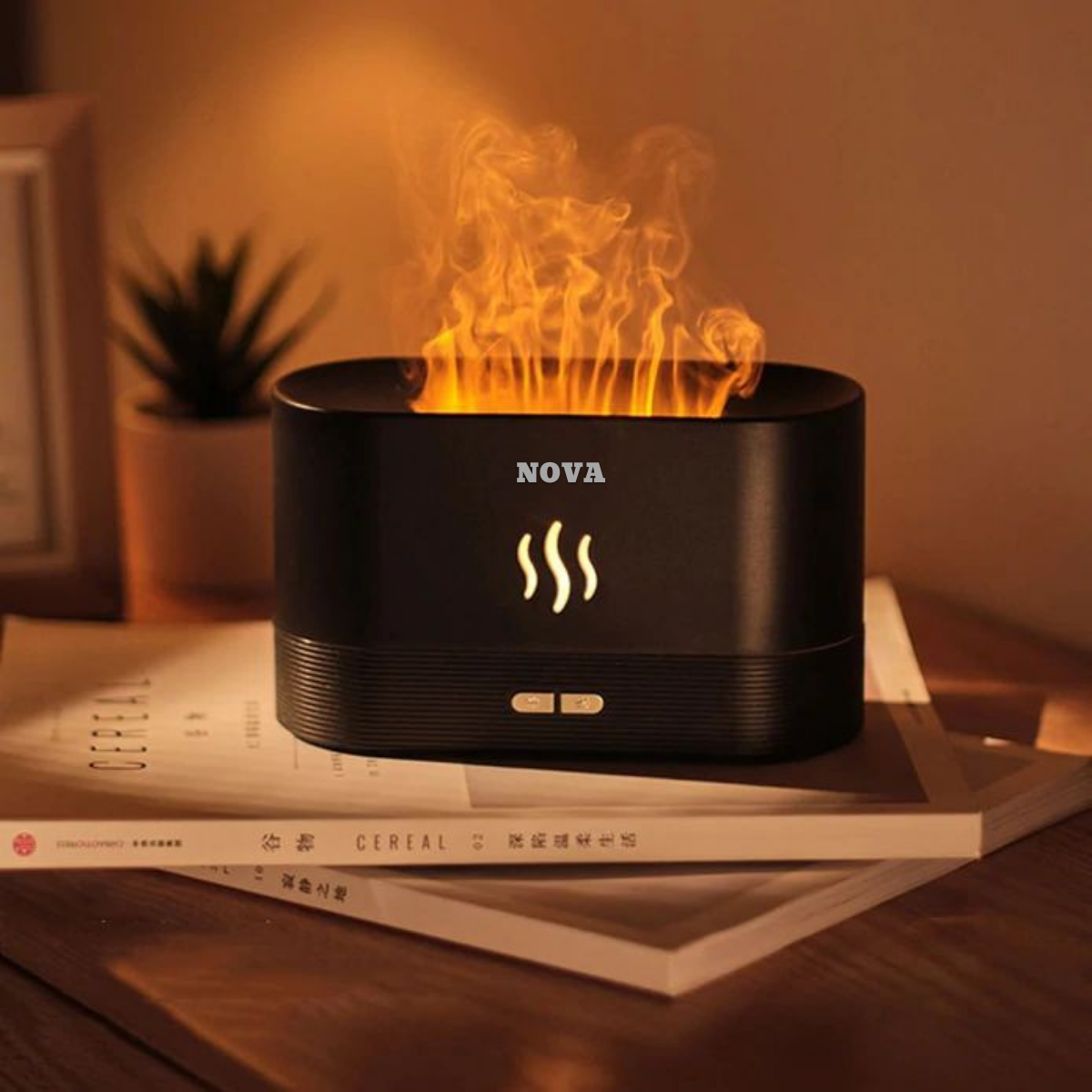 Nova Flame Aroma Diffuser Humidifier and Scented Lamp